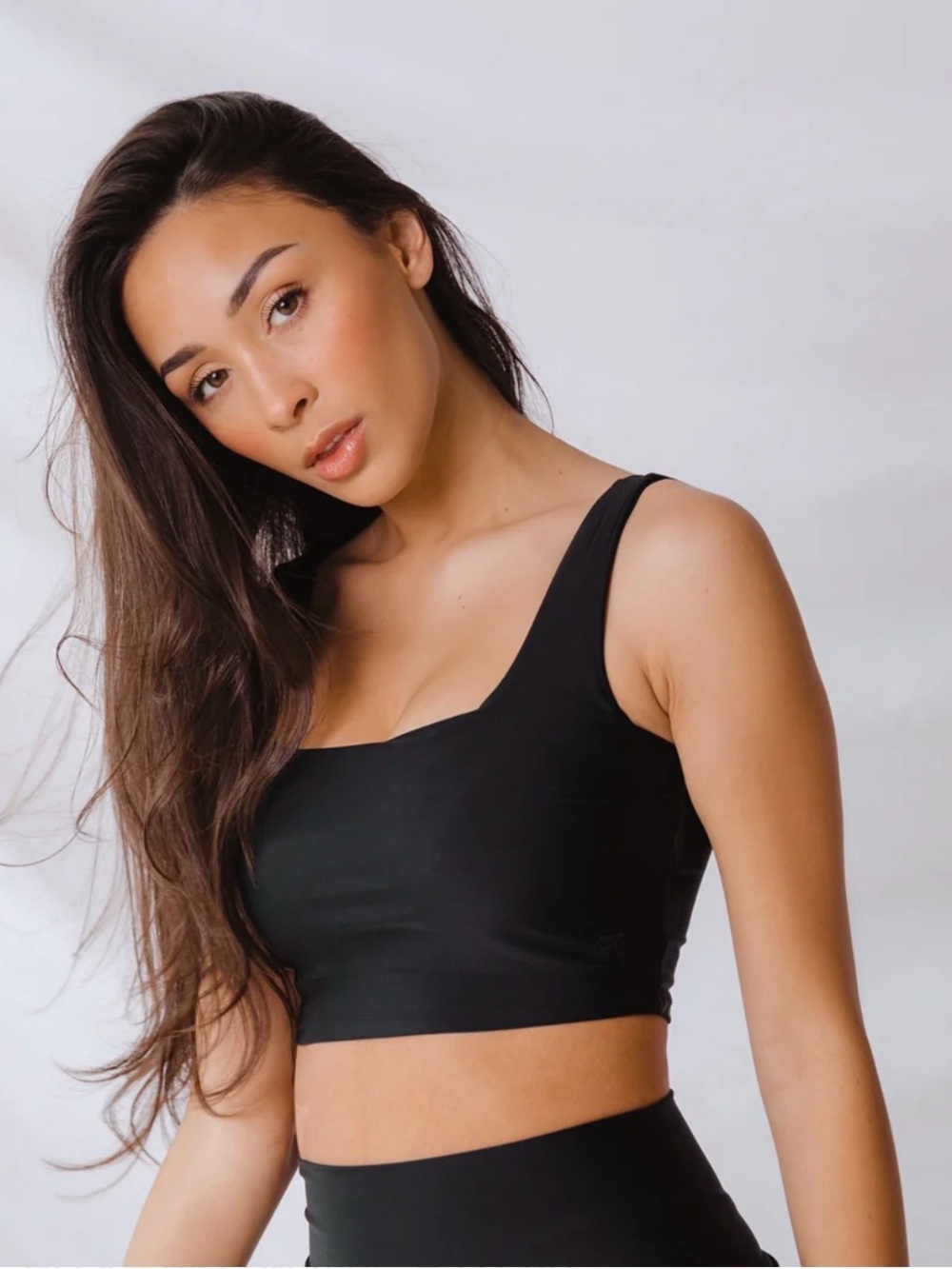Albion Fit Olivia Swim Crop Black Size S